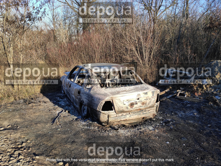 В Харькове автомобиль преступников, кото…