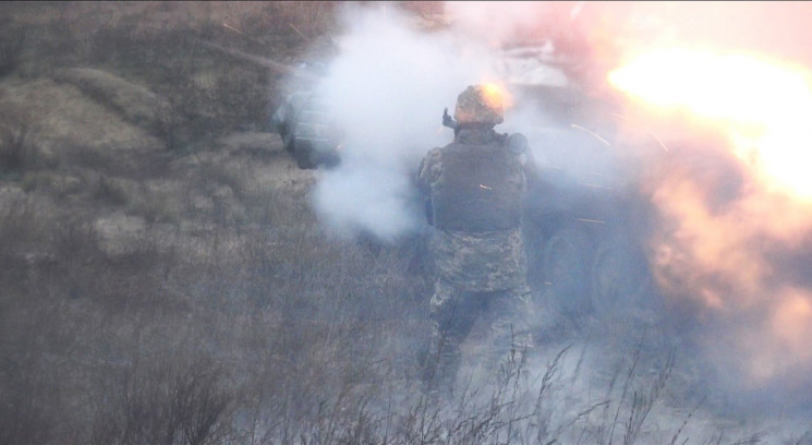 Рядом с Днепром резервисты устроили "вой…