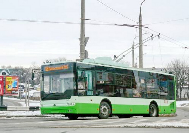 Кілька тролейбусних маршрутів у Хмельниц…