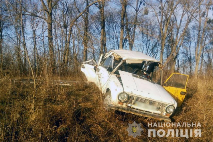 На Ізяславщині легківка вилетіла в кювет…