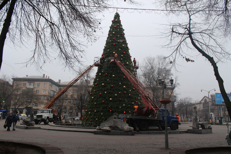 У Запоріжжі на Маяковського прикрасили г…