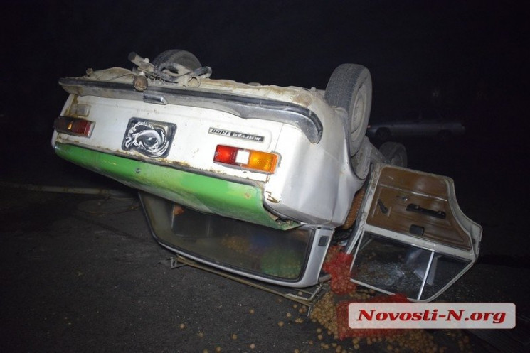 Під Миколаєвом автівка вилетіла з дороги…