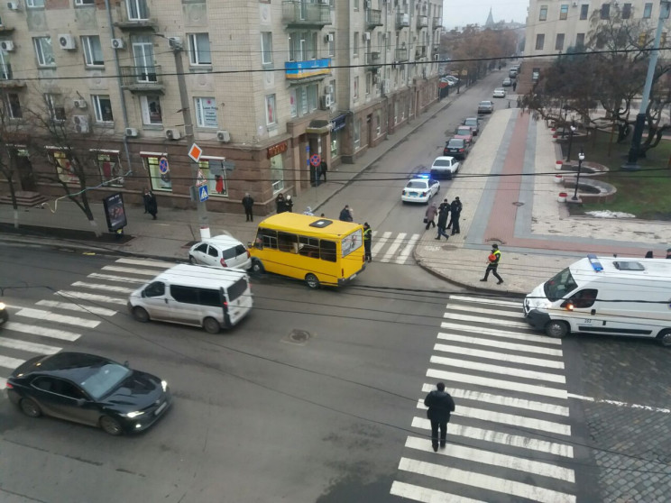 В центре Кропивницкого произошло ДТП с м…