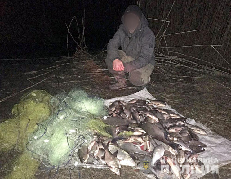 На Полтавщині браконьєр наловив риби на…