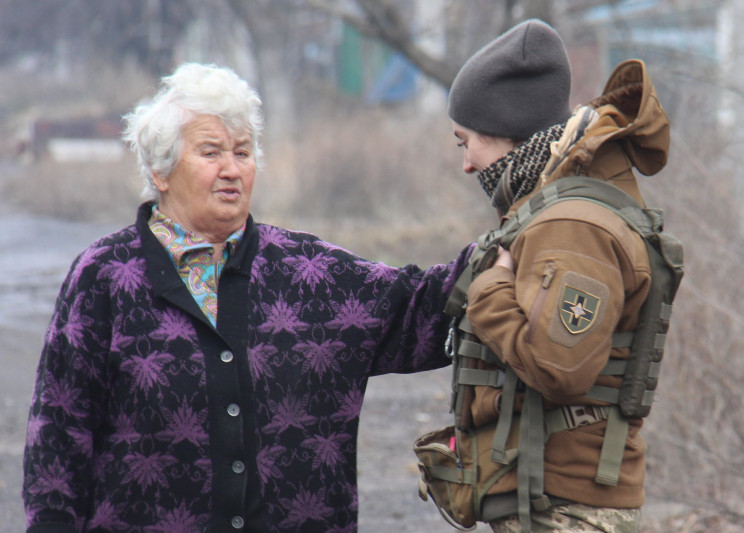 У Мар'їнці тренуються російські снайпери…