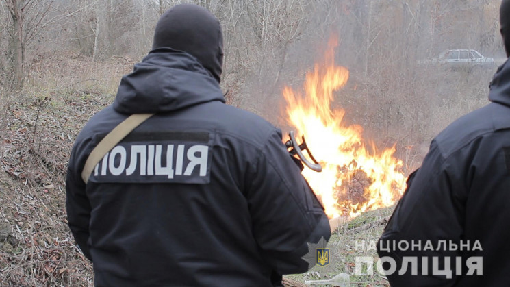 Поліція Полтавщини спалила наркотиків на…