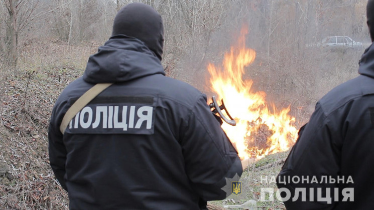 Полиция Полтавщины сожгла наркотиков на…