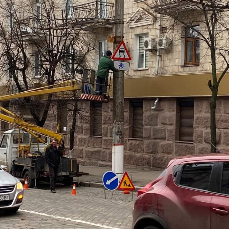 У центрі Кропивницького встановили обмеж…