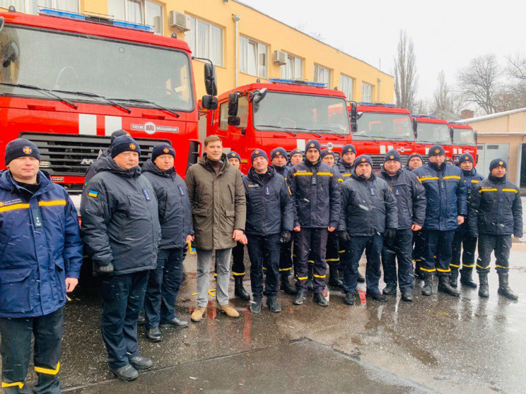 Одесские спасатели получили шесть пожарн…