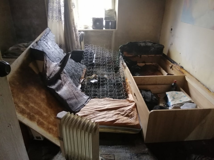 В Одессе горело общежитие…