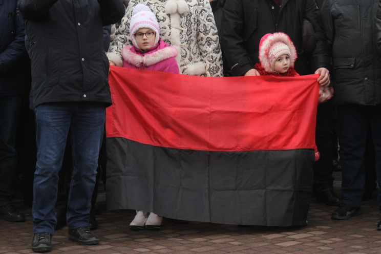 Як у Львові вшанували Степана Бандеру (Ф…