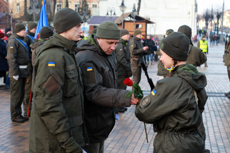Новобранці Нацгвардії присягнули Україні…