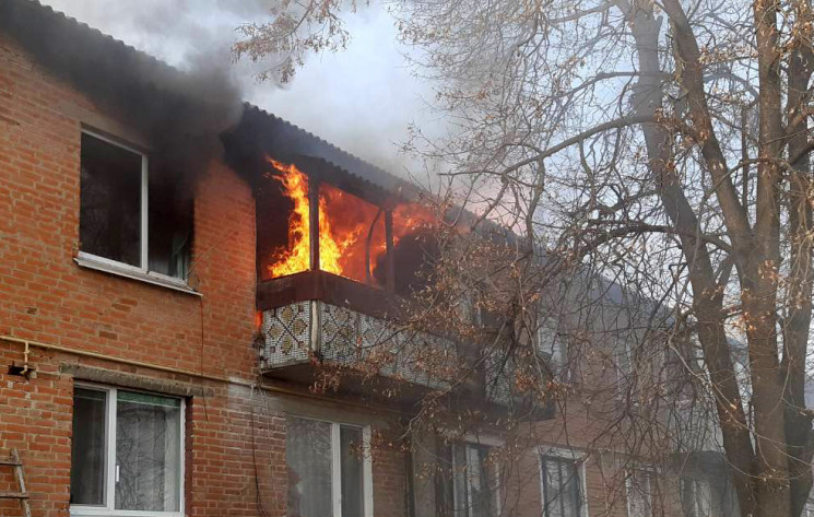 На Полтавщине пожар уничтожил квартиру…