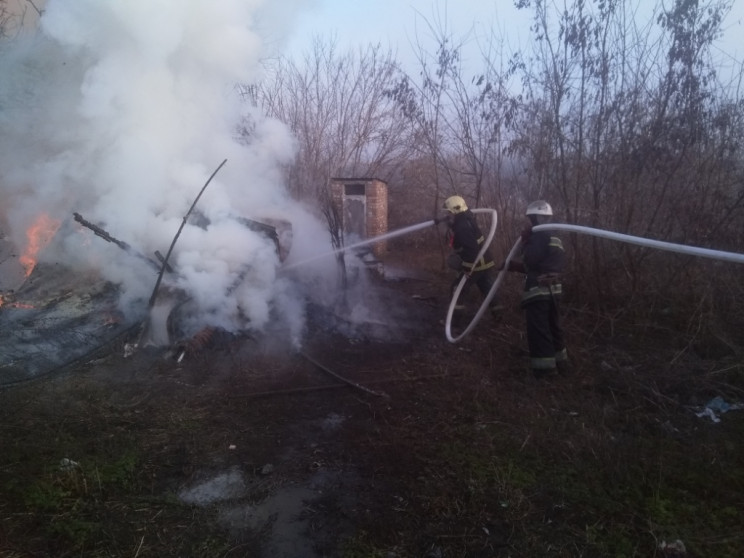 На Кропивниччині горіло сміттєзвалище…