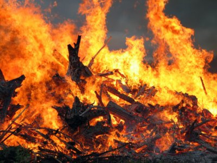 В Мукачево сгорела дача…