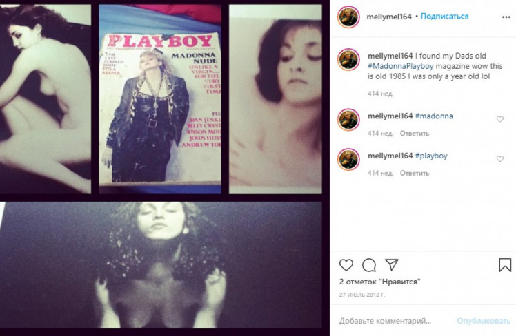 Фото з журналу Playboy з Мадонною