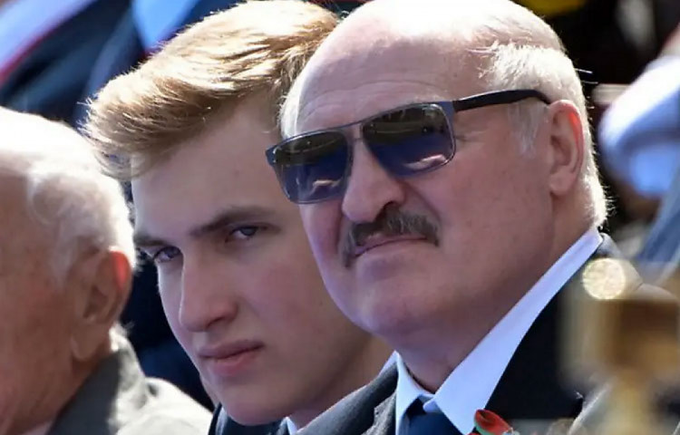 Лукашенко з сином