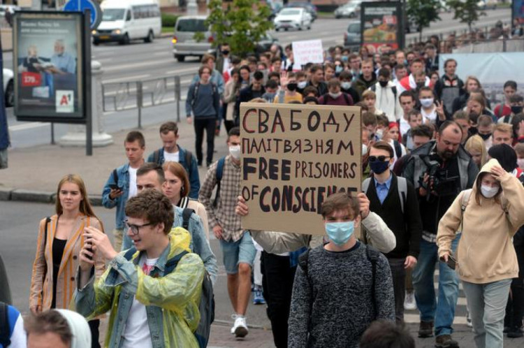 Студенти Білорусі вийшли на протест
