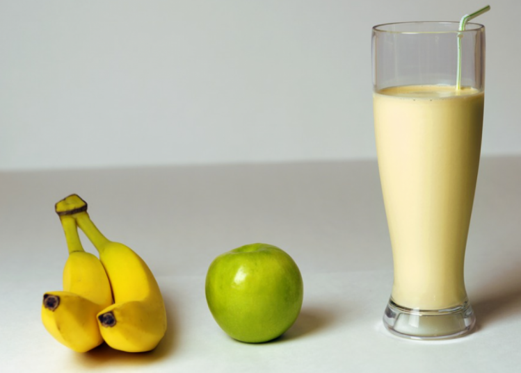 Бананово-молочный коктейль поможет избавиться от похмелья