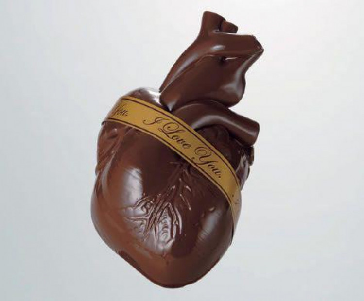 серце з шоколаду