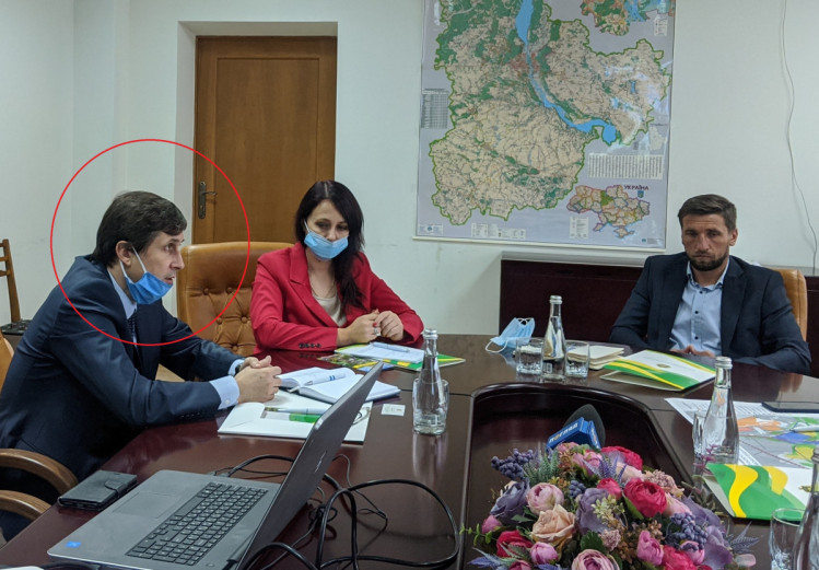 Тафтай на зустрічі з мером київського міста-сателіта Бучі,