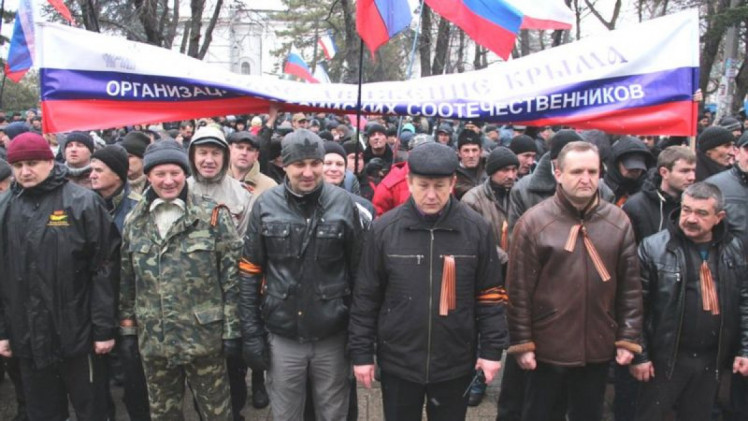 мітинг проросійських кримчан