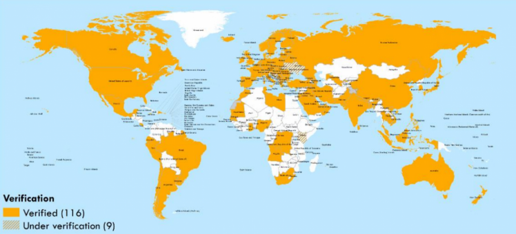 "Британський" штам коронавірусу поширення у світі карта