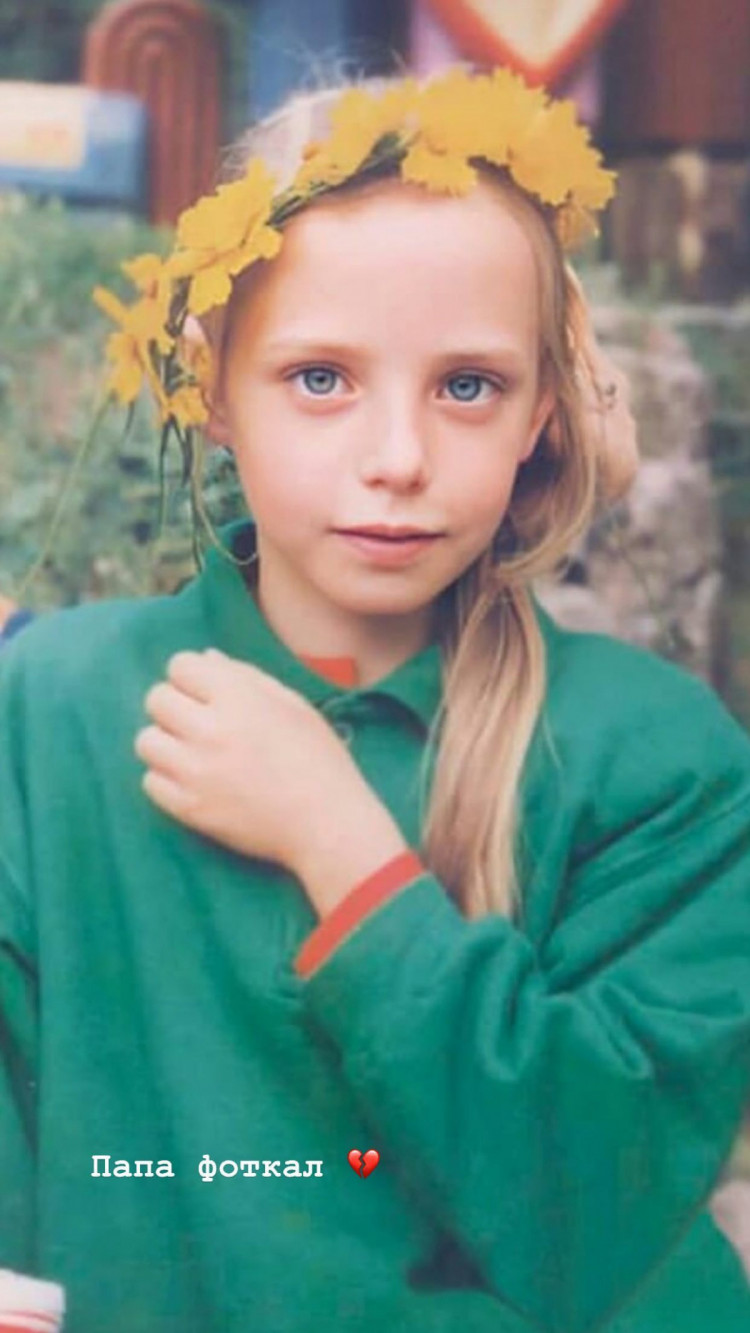 Надя Дорофеева в детстве