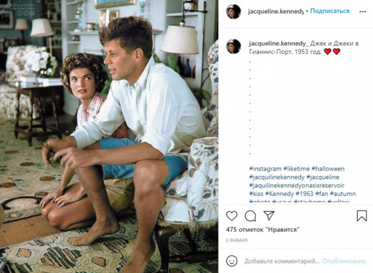 Жаклин Кеннеди с мужем