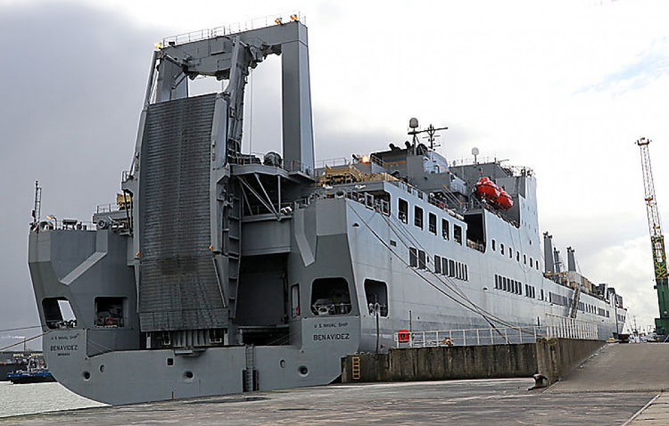 десантний корабель bobe hope на навчаннях Defender Europe-2021