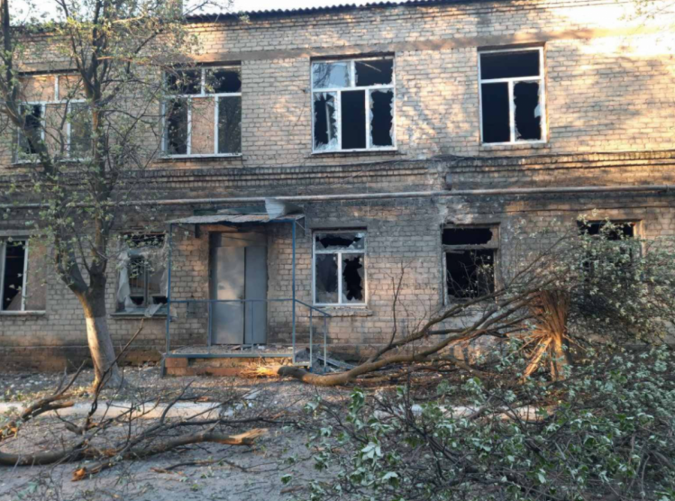 Обстрел больницы на Донбассе 5 мая