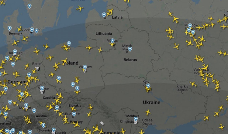 Літаки не літають над Білоруссю