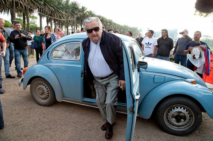 президент Уругвая Хосе Мухика и его машина