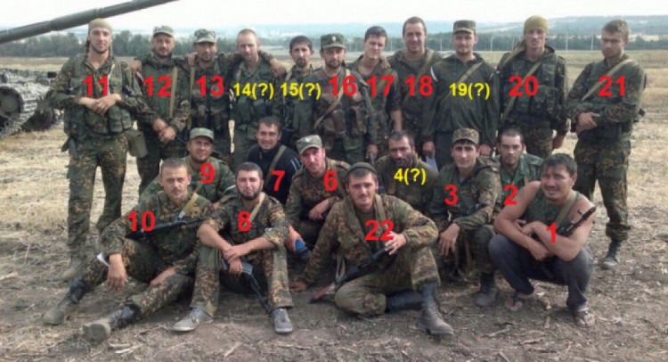 В Украине установили 17 российских военных из Чечни, Которые воевали на Донбассе