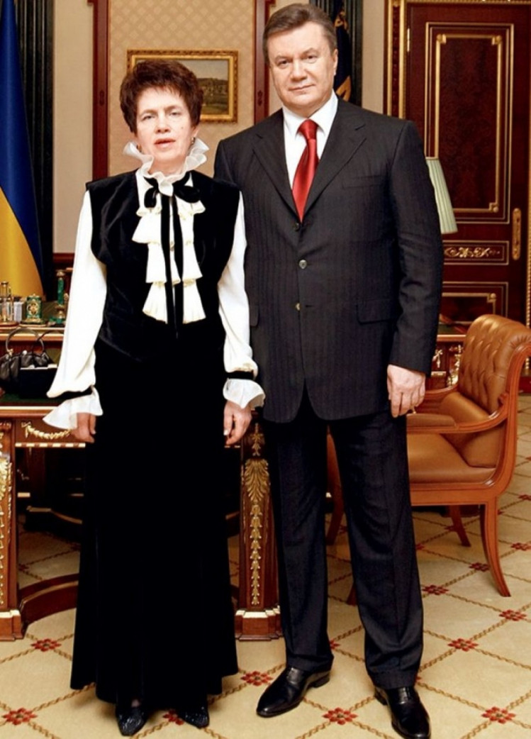 Януковичи на инаугурации