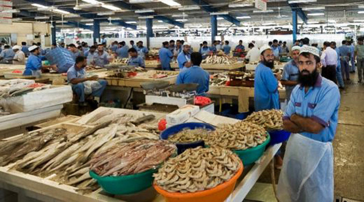 рыбный рынок в Шардже