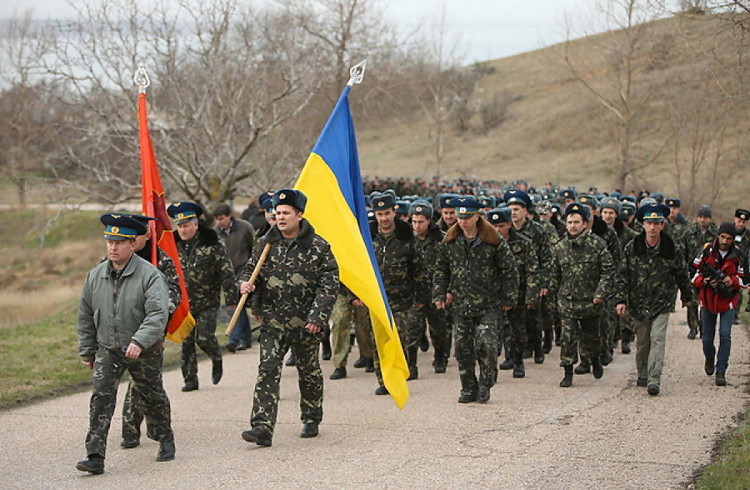 Мамчур ведет украинских военных