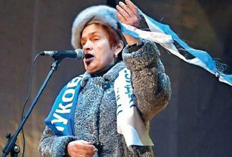 Людмила Янукович на Майдані