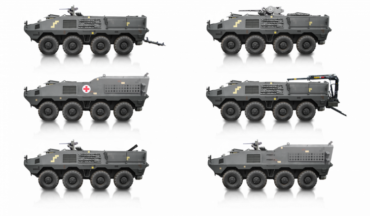 БТР-60XM "Хорунжий" варіанти