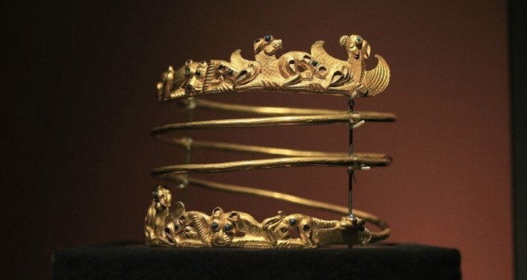 экспонат из коллекции скифского золота, которая должна вернуться в Украину9