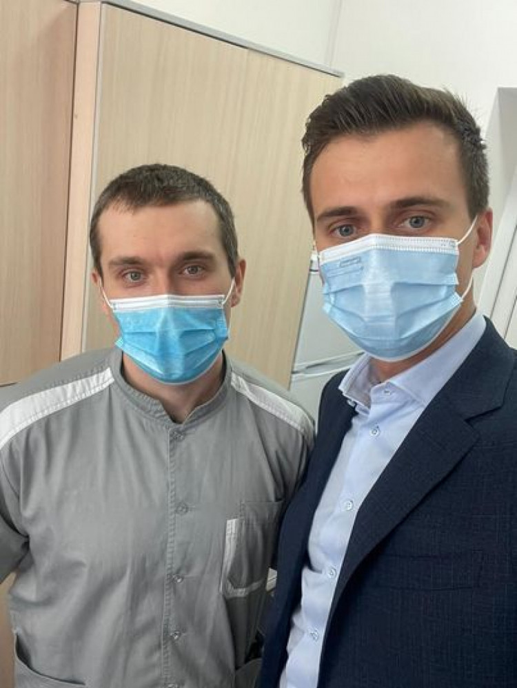 первый вакцинированный человек в Украине