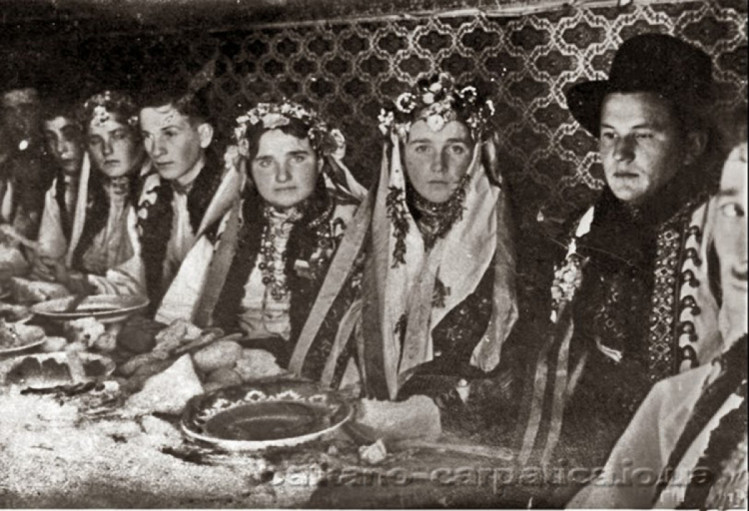 українські весільні ретро-фото с закарпаття