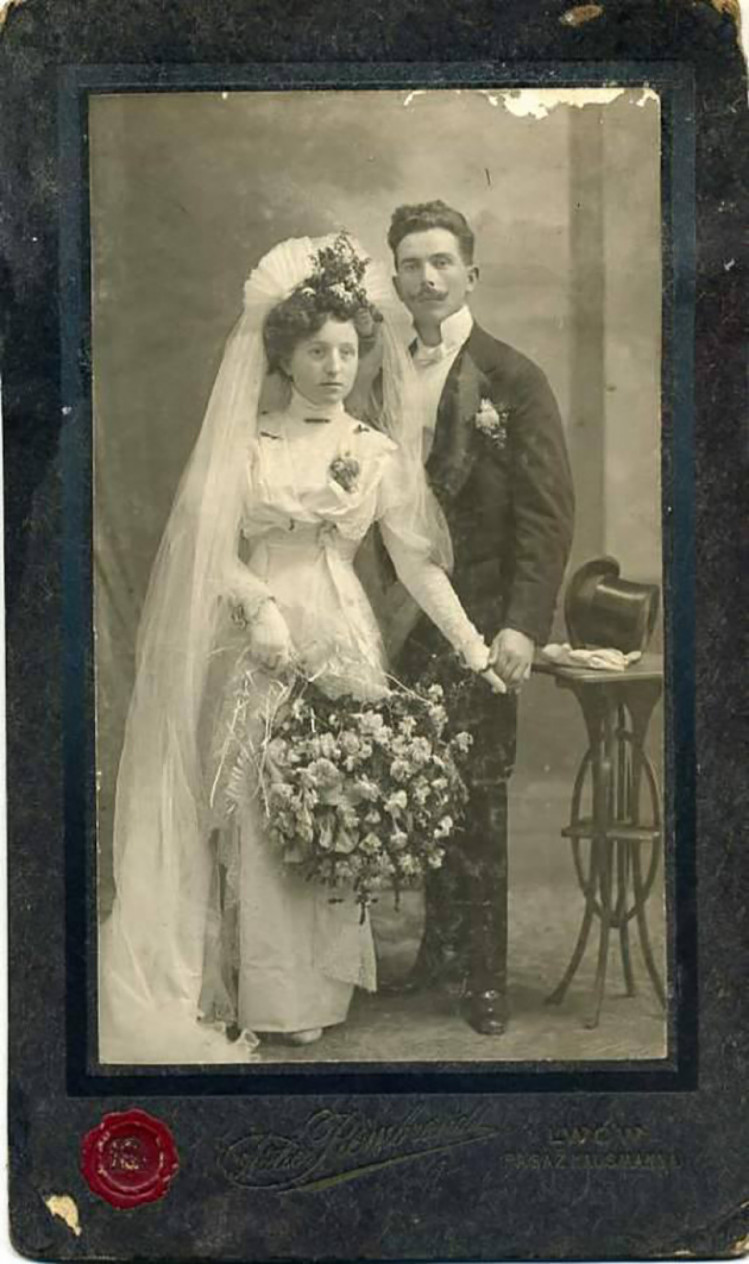 украинское свадебное фото Конец ХІХ века, Львов