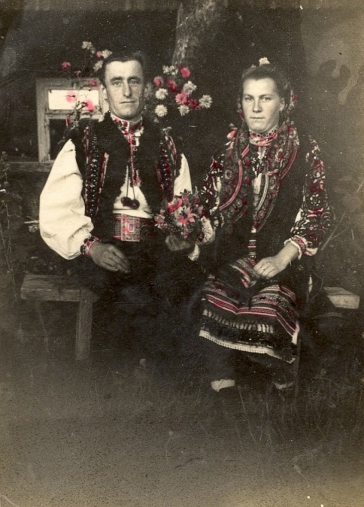 украинские свадебные ретрофото из Ивано-Франковска