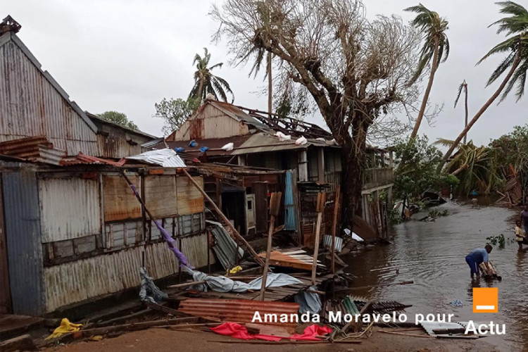 сотні людей залишилися без житла внаслідок циклону бацірай на мадагаскарі
